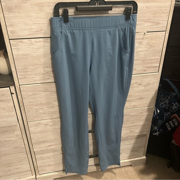 Eddie Bauer Womens Escapelite Jogger Pants Size S Lightweight Blue/Grey - Picture 1 of 6